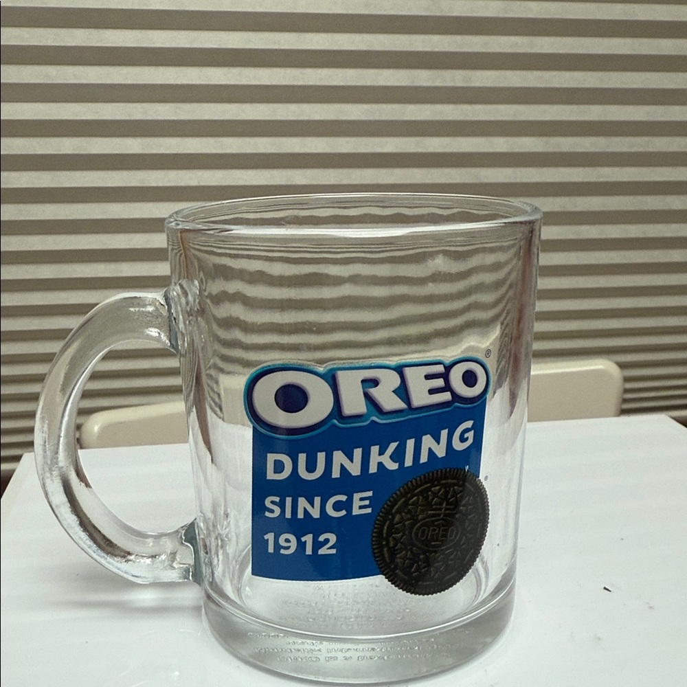 Oreo Clear Glass Mug
